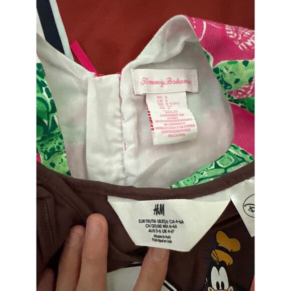 girls dress bundle 5-6 H&M Tommy Bahama Mickey Mouse - Picture 4 of 5